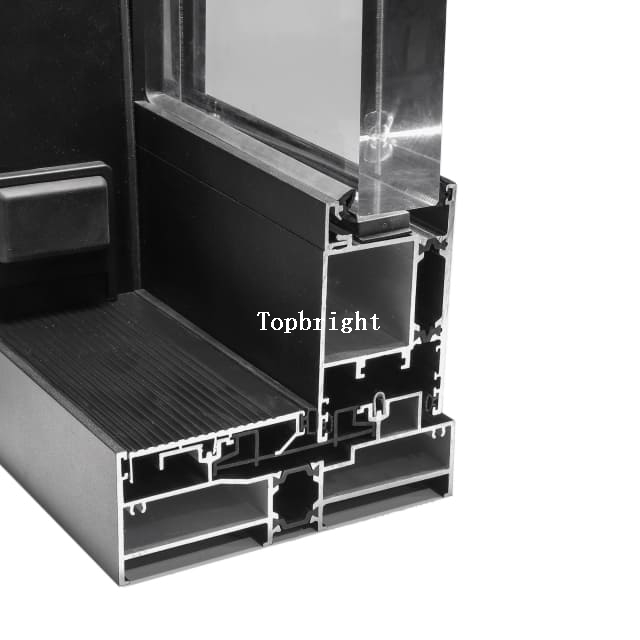 Hochisolierende Aluminium-Hochleistungs-Schiebetüren mit 2 bzw. 3 Paneelen TB150