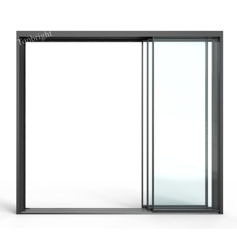 3-Panel-Glasschiebetür mit thermischer Trennung TP16