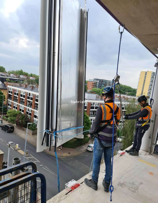 Kommerzielle Glasfassade für das Bauprojekt TP-CW-UT016