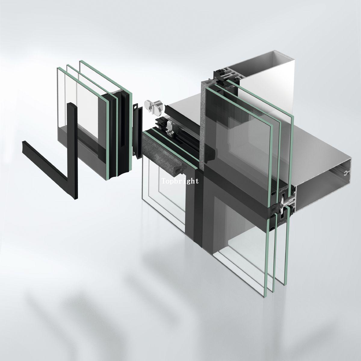 Schüco Fassadensystem FWS 50 SG Vorhangfassade