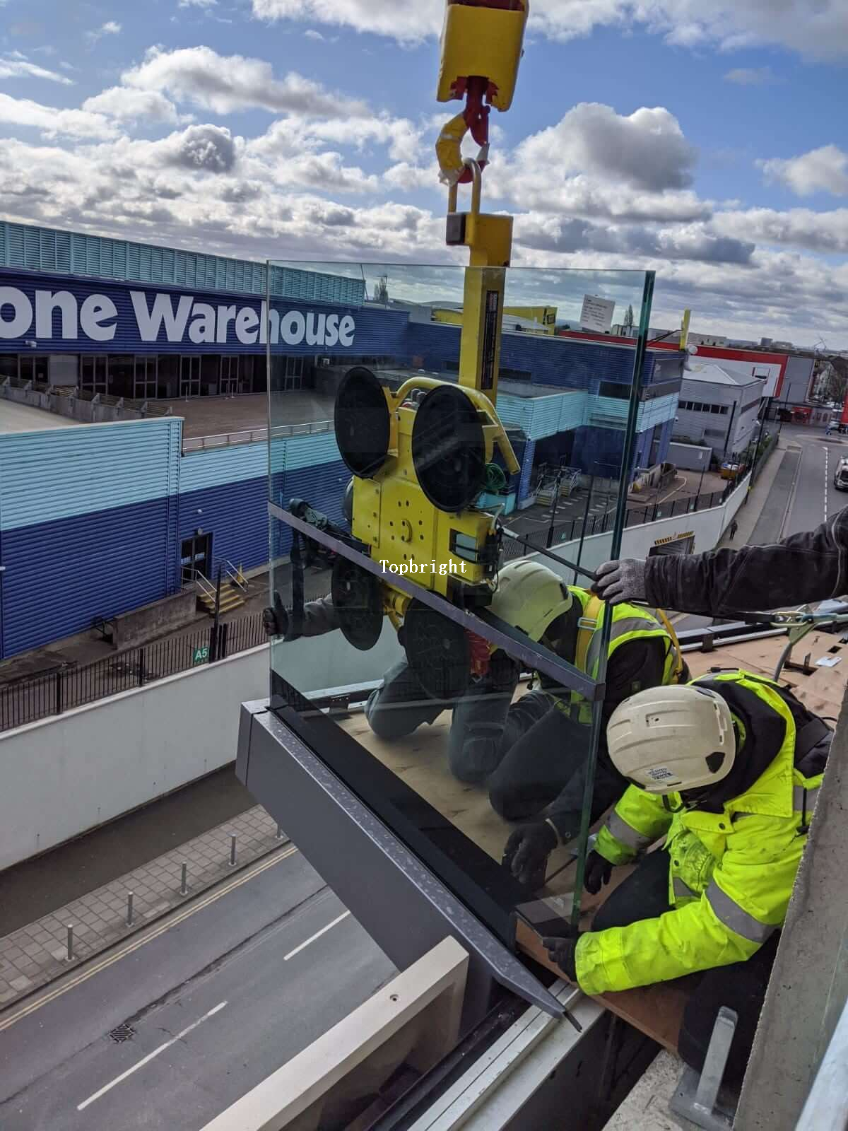 Aluminium-Vorhangfassade für gewerbliches Bauprojekt TP-CW-UT001