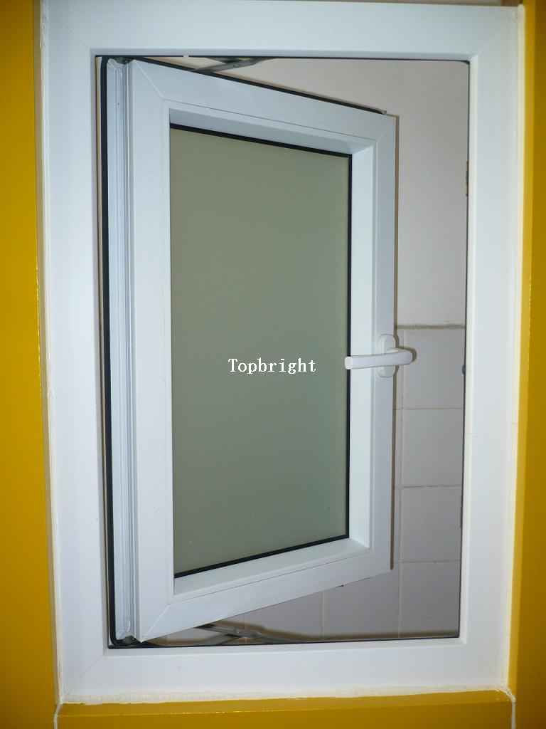 Vinyl-Flügelfenster aus PVC-Glas für gewerbliche Bauprojekte