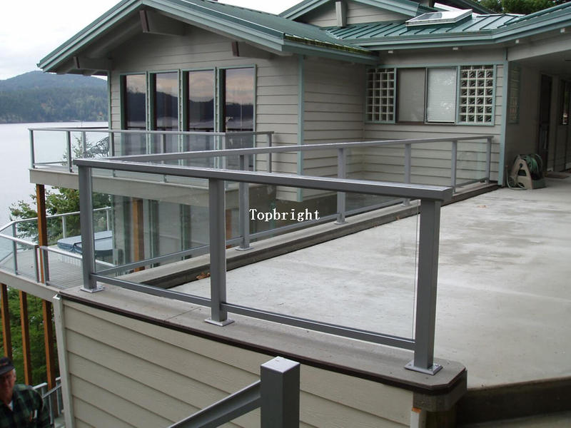 Aluminium-Balkongeländer, Treppenhandlauf, BalustradenzaunTP-Rl-001